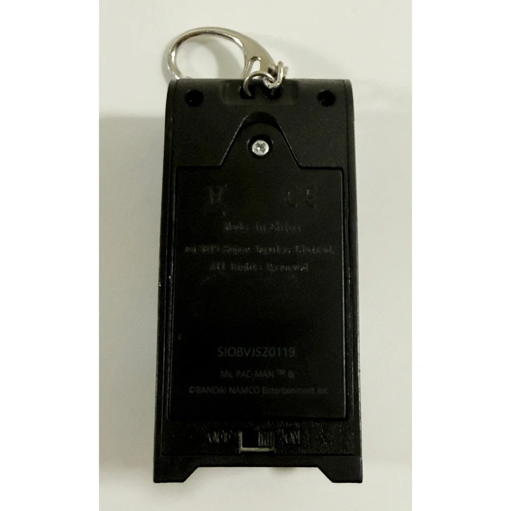 Bandai Namco Ms. Pac-Man Mini Arcade Keychain Black Retro Game